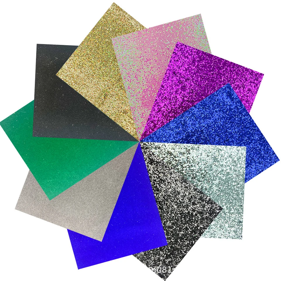 

Sparkly Superfine Glitter Leather Rolls Shiny Faux Fabric Canvas for Craft DIY Handmade Projects Patchwork Bow Hat AA01070-2