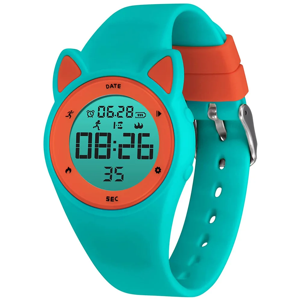 

New Kids Smartwatch Children Waterproof USB Charging Sport Fitness Bracelet Band Luminous LED Smart Watch Girl Step Alarm Clock
