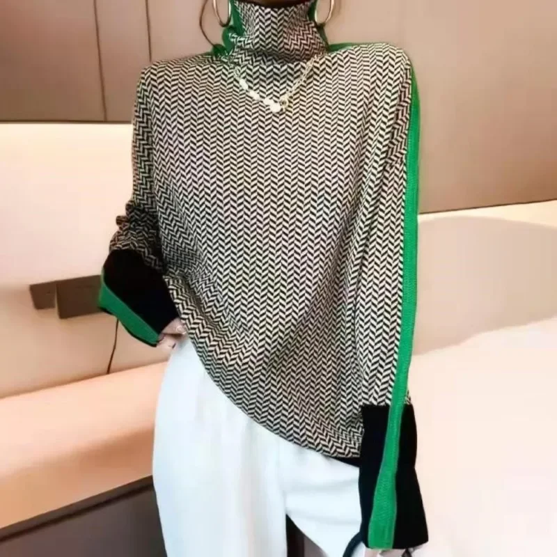 Alobee женский свитер вязаная водолазка новые теплые стильные свитера женские