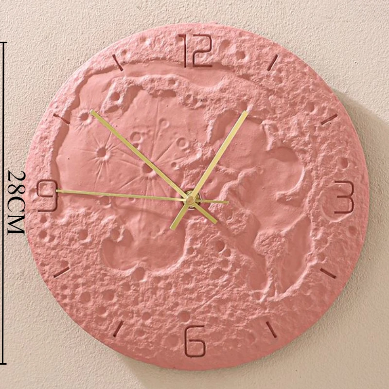 Настенные часы Moon круглые бесшумные художественные элегантные домашние