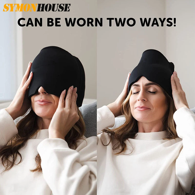 

Gel Hot Cold Therapy Headache Migraine Relief Cap For Sinus Neck Cold Pack Ice Hat Eye Mask Pain Relief Massage Ice Hat Eye Mask
