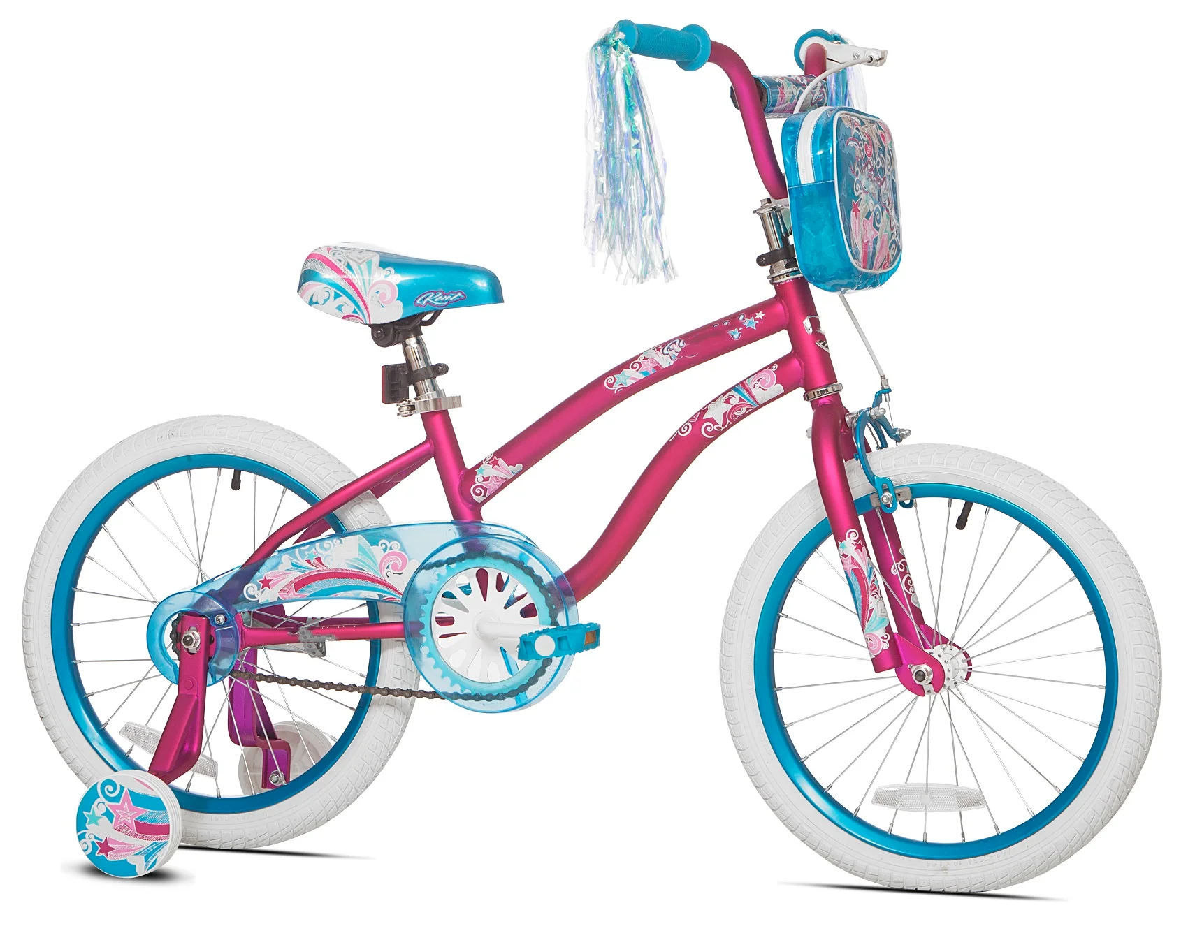

18 in. Girl's Child Bike, Pink and Blue