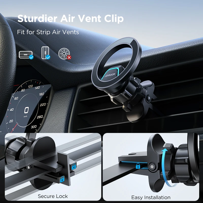 Автомобильный магнитный держатель для телефона Joyroom полностью металлический