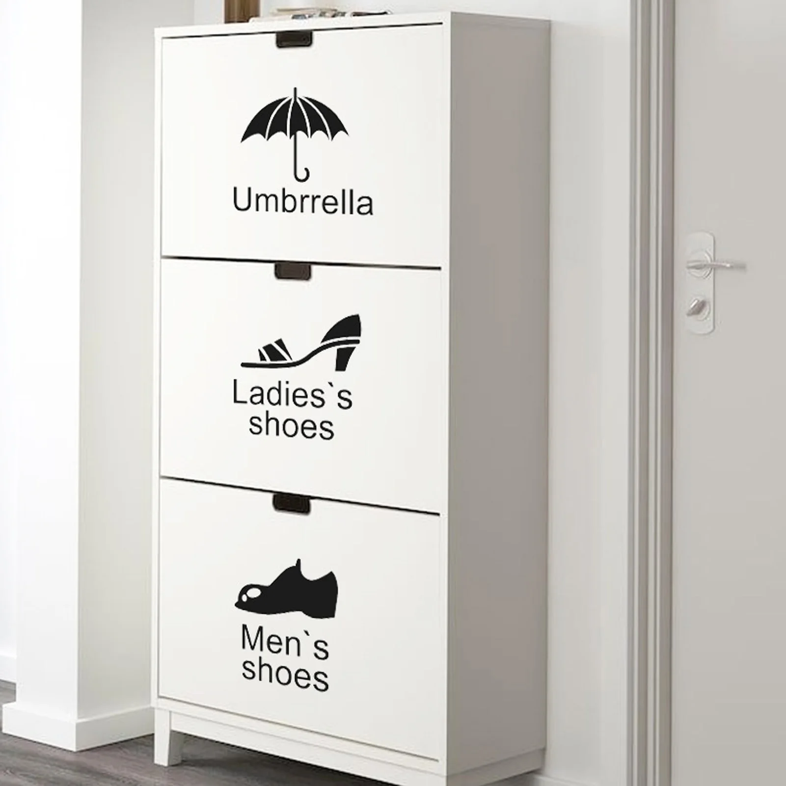 

Clothing Label Decal StickersRemovable Wardrobe Wall Clothing Classification Decor Creative Life Label Vinyl Stickers For Adults