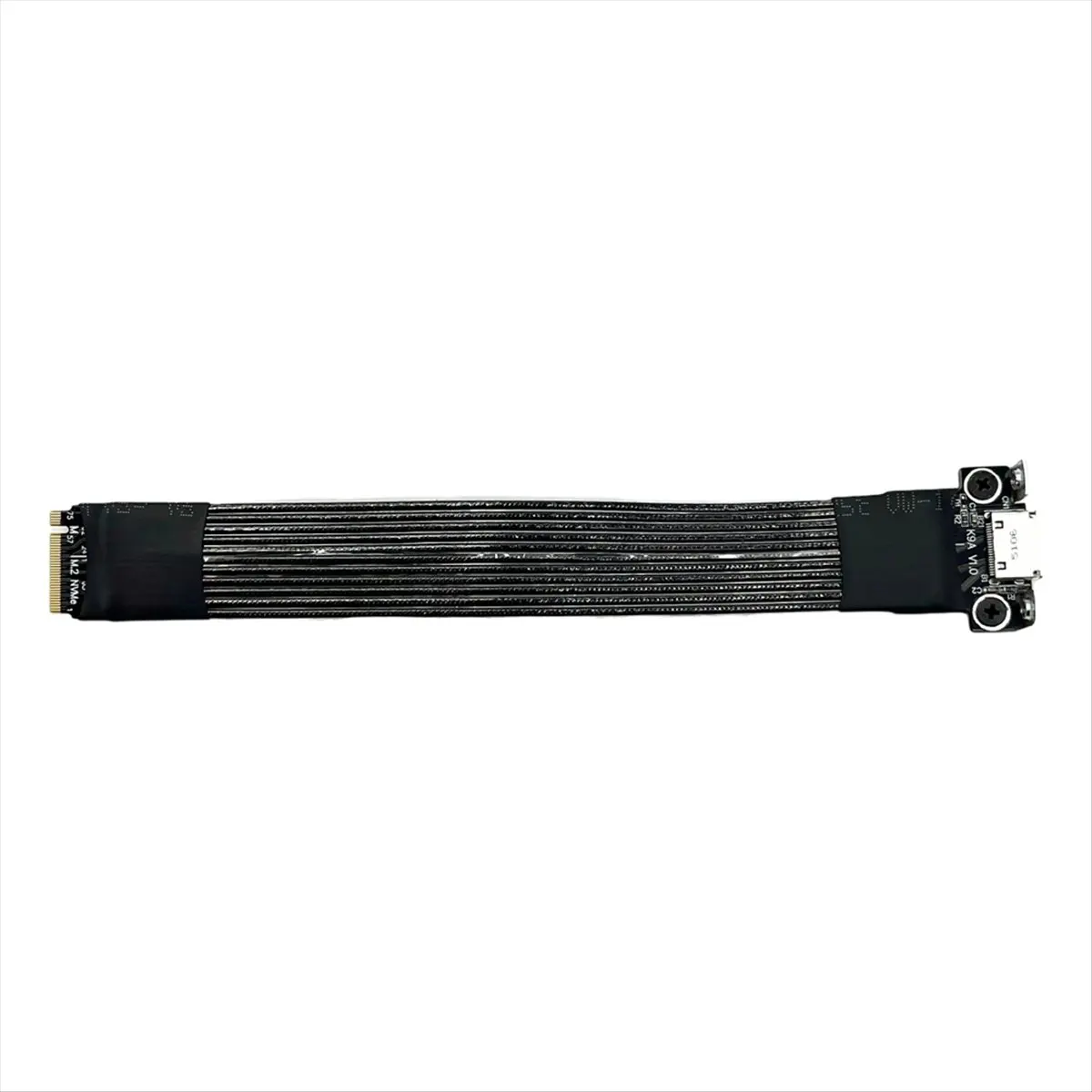 Фото Кабель-адаптер DT113 Mon.PCIE 4.0 X4 M.2 NVMe на SFF-8611/8612, внешний удлинительный кабель OCuLink для видеокарты №2