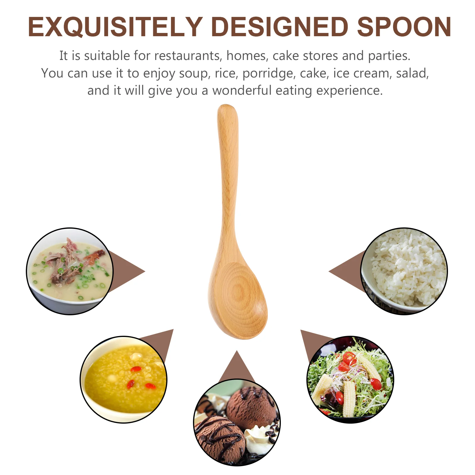 

2pcs Kitchen Soup Spoon Household Soup Ladle Reusable Ladle Serving Soup Spoon