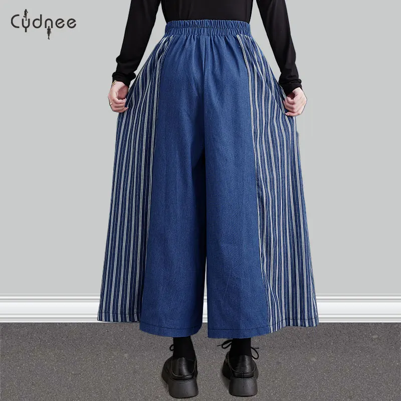 Женские брюки с широкими штанинами деловое женское платье бриджи палаццо