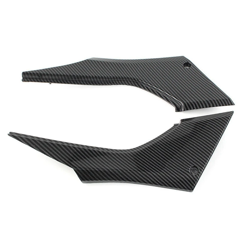 Carbon Fiber Pattern Motorcycle Side Seat Fairing Cowl Panel For Kawasaki Ninja 300 EX300 2013-2017 Spare Parts
