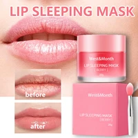 night sleeping lip mask fruit natural extract hydrating peel off lip mask deeply care lip oil primer smoothing lip balm 20g