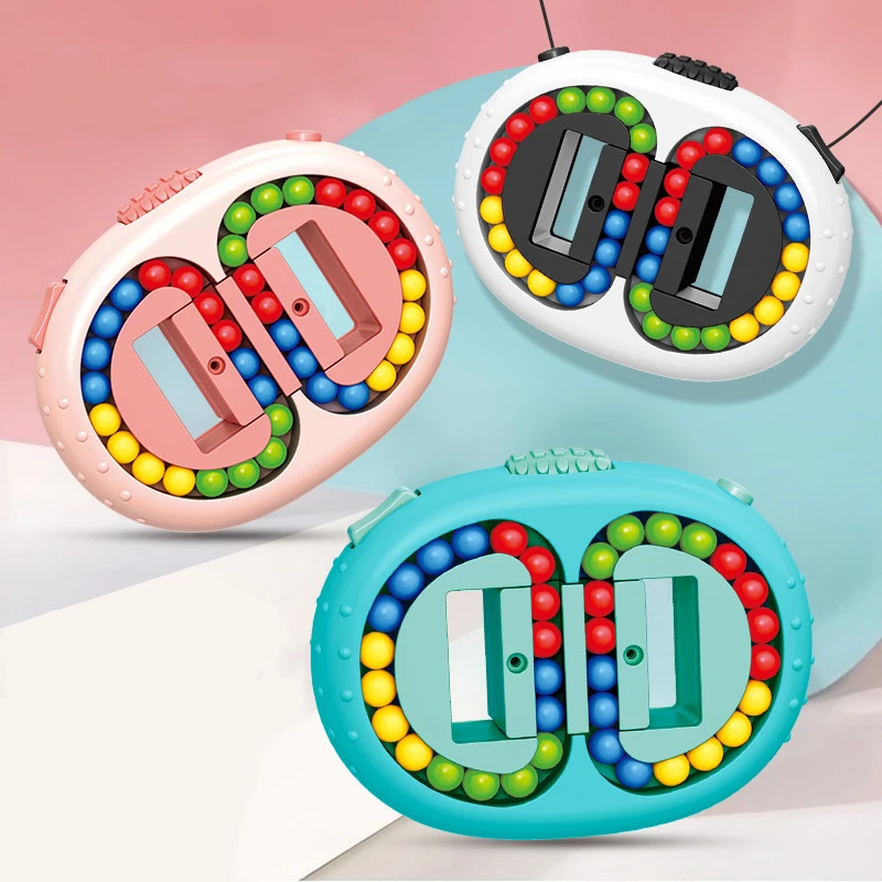 

Hot Rotating Magic Bean Fingertip Toy Stress Relief Educational Toys 1PC Anti-Stress Adults Kids Funny toys best gifts