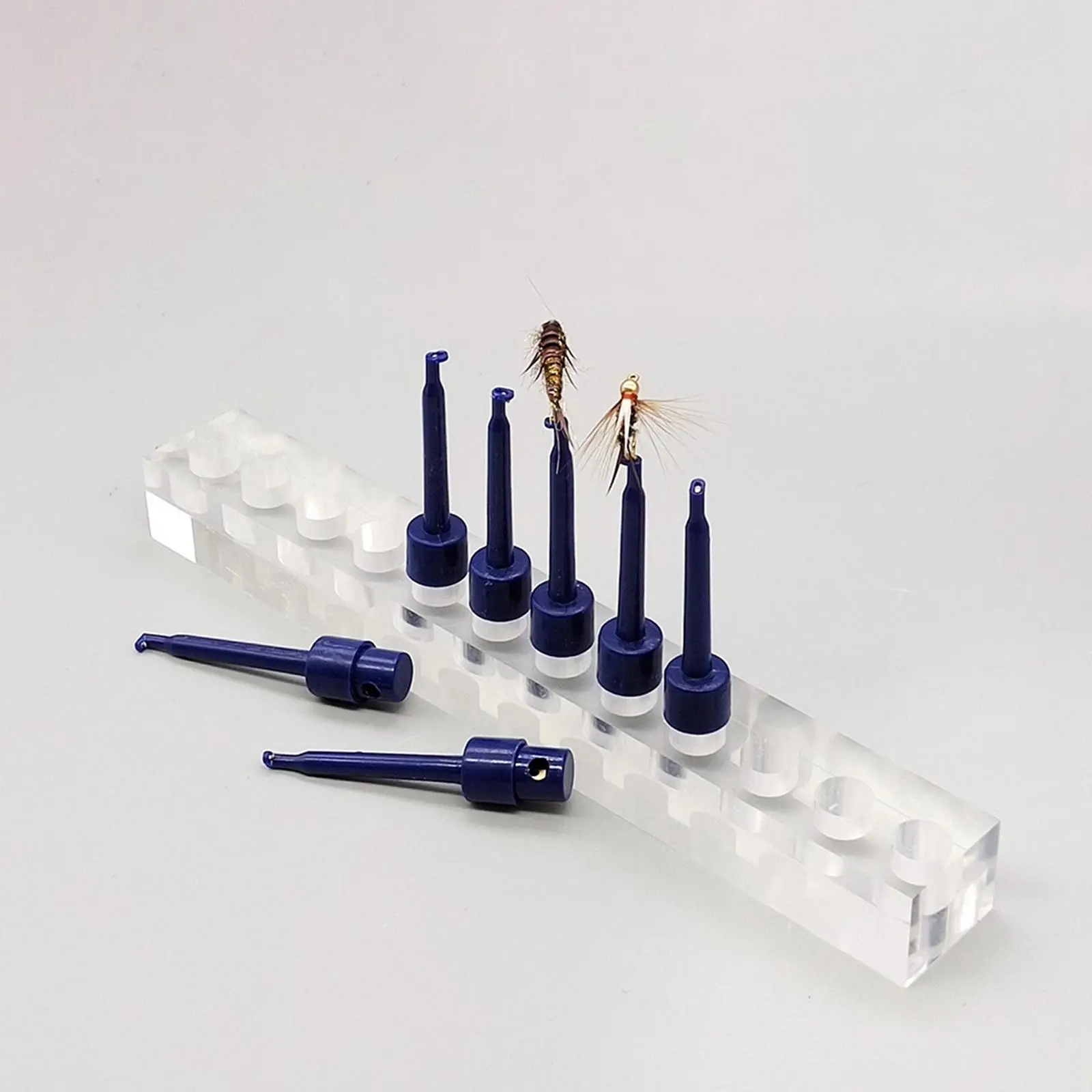 

Fishing Lure Display Stand Accessories Organiser Home Storage Transparent Acrylic for Fishing Hooks Fly Fishing Lure Collection