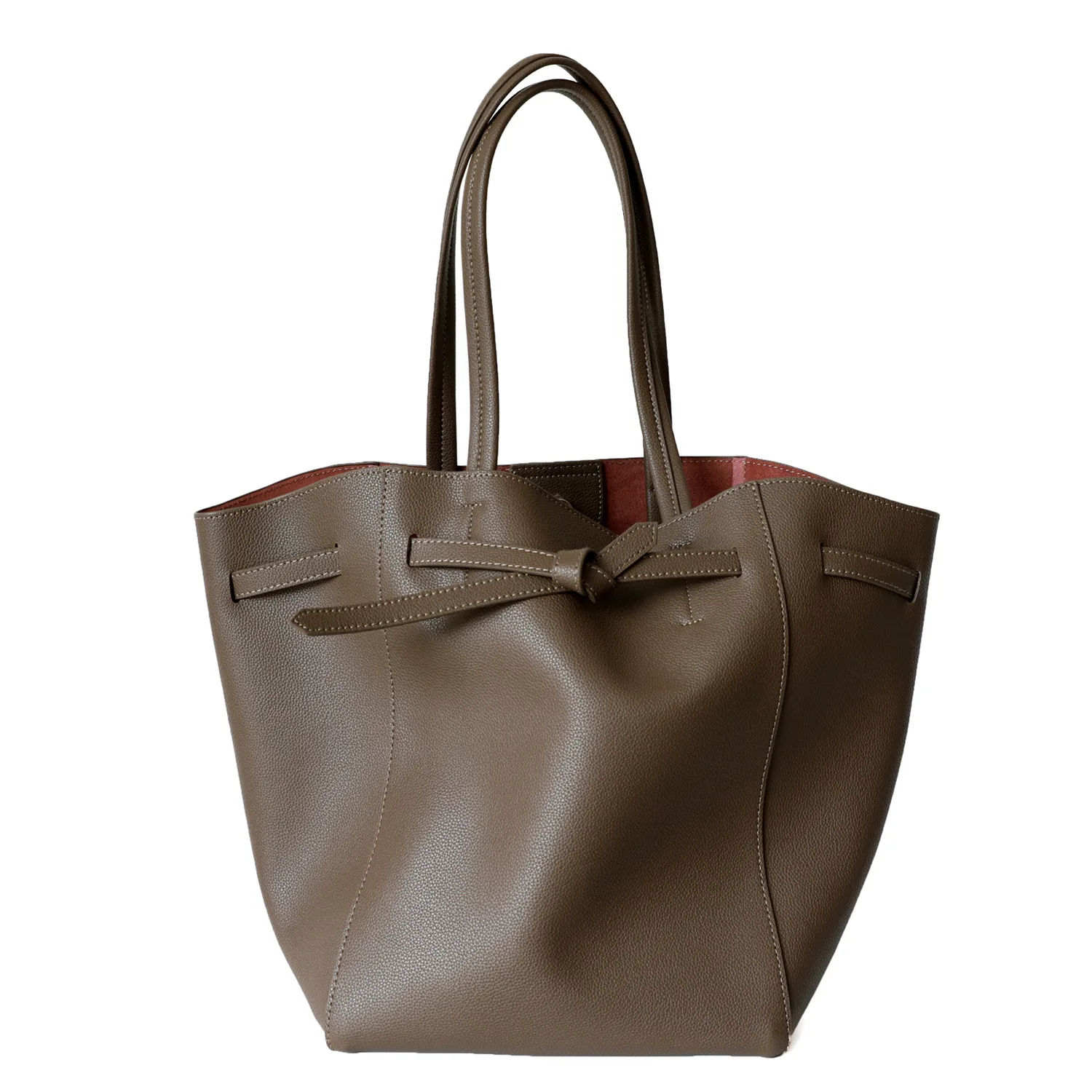 

2020 Large Capacity Tote Bag cow Leather Shopping Bag Fine Grain Calfskin Tote Bag Luxury Handbags Women Bags Designer