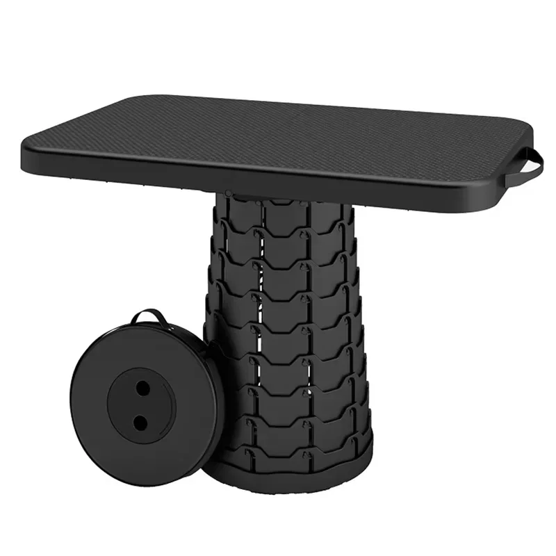 Складной выдвижной складной стол для кемпинга на открытом воздухе 2 в 1 набор