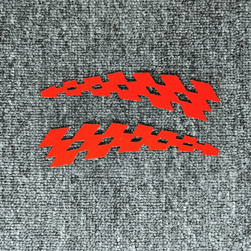 2P автомобильные наклейки клетчатый флаг F1 Racing JDM светоотражающие наклейки для царапин крыло зеркала заднего вида бампер мотоциклы D2