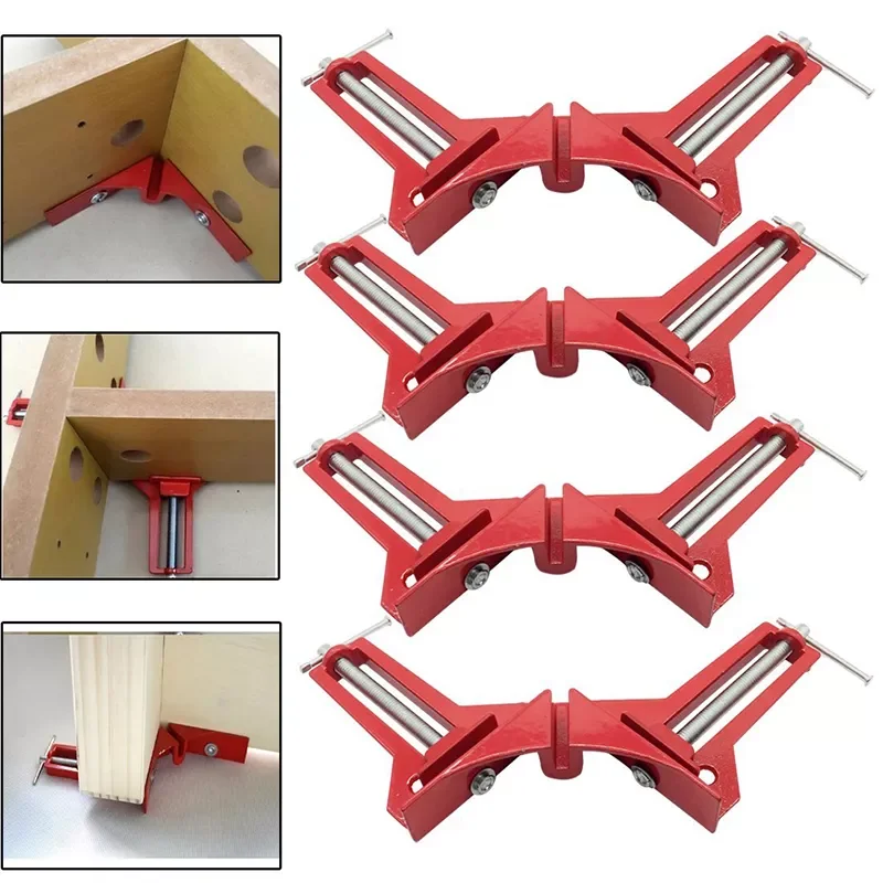 

New Multifunction 90 degree Right Angle Clip Picture Frame Corner Clamp 100MM Mitre Clamps Corner Holder Woodworking tool