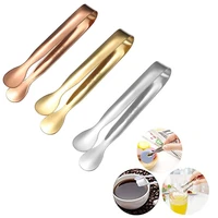 stainless steel ice tongs golden sugar ice block tongs bread food barbecue tongs ice tongs tools bar counter kitchen accessories