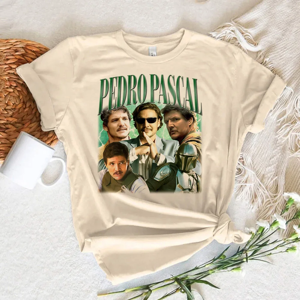 Женская рубашка Pedro Pascal модная корейская одежда в стиле ретро Y2k винтажная