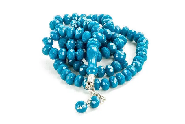 IQRAH Crystal Looking 99 lu Rosary Mevlüt Hajj Umrah Gift 10 pcs Oil