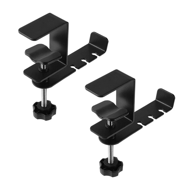 

2X Headphone Hanger - 360 Degree Rotation Universal Aluminum Headphone Adjustable Headset Stand