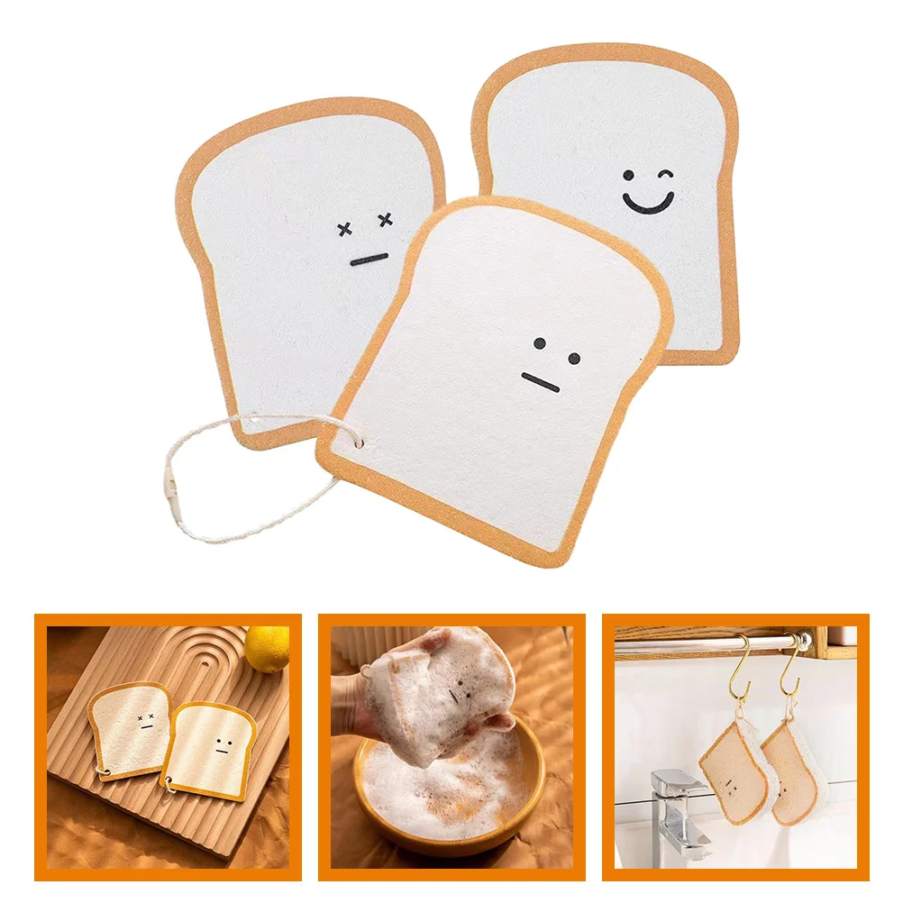 

Multi-function Dish Sponge Sponges for Cleaning Reusable Scrub Washcloth Dishes Kitchen Supply Convenient Wok Pan