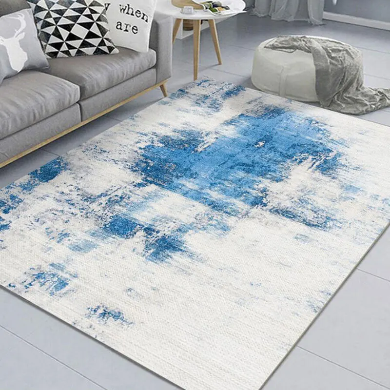 

European Style Rugs Carpets for Living Room Coffee Table Carpet Teenager Room Decoration Rug Crystal Velvet Non-slip Floor Mats