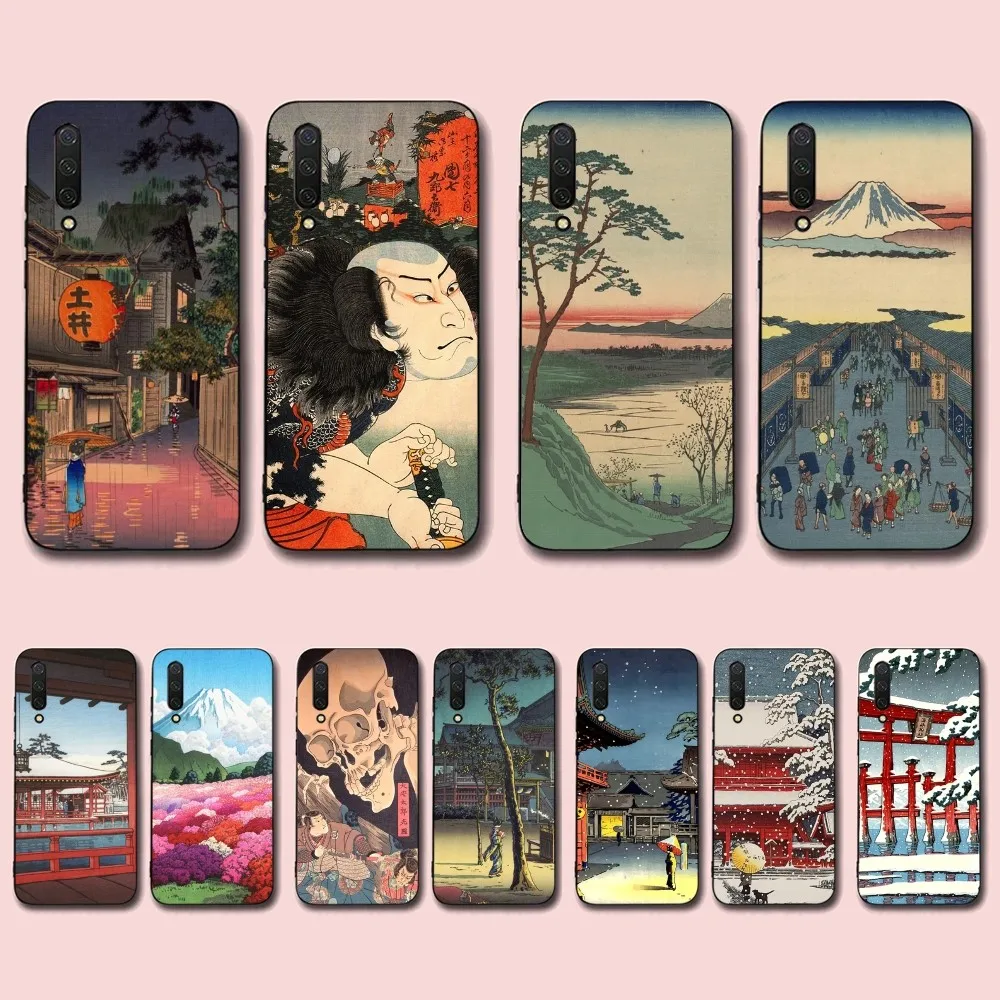 Чехол для телефона Ukiyo-e в японском стиле Xiaomi Mi 5X 8 9 10 11 12 lite pro 10T PocoX3pro PocoM3 Note