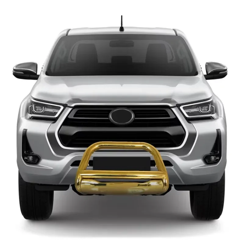 Фото Защитная дуга (бульбар) Dongsui 4x4 из нержавеющей стали U-образной формы для Toyota Hilux Vigo и Ford Ranger №4