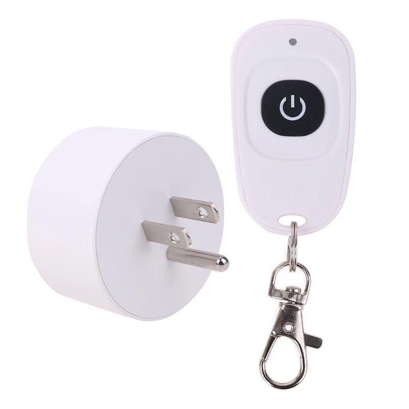 

Беспроводной Радиочастотный пульт дистанционного управления для дома и офиса, 433 МГц, умная розетка с Wi-Fi, одна розетка для ключей, вилка стандарта США, энергосберегающая