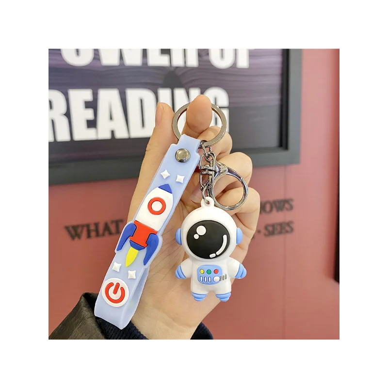 

Disney Cartoon Astronaut Keychain Fashion Backpack Pendant Hand Handling A Gift For a Birthday Present Astronaut Action Figure