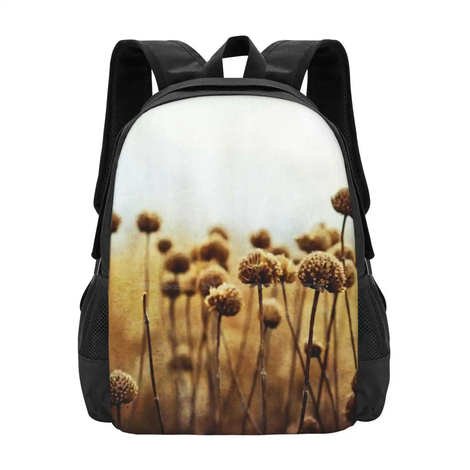 

Where The Night Runs Into The Day School Bags Travel Laptop Backpack Dreamy Surreal Winter Spring Autumn Nature Landscape