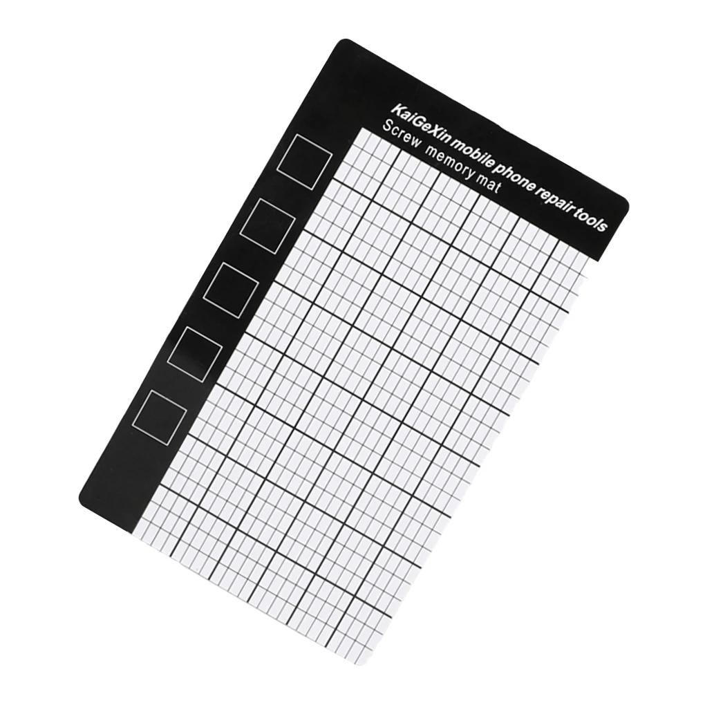 Screw Mat Compact Size Working Pad Repairing Mats Clear Display Memory Chart