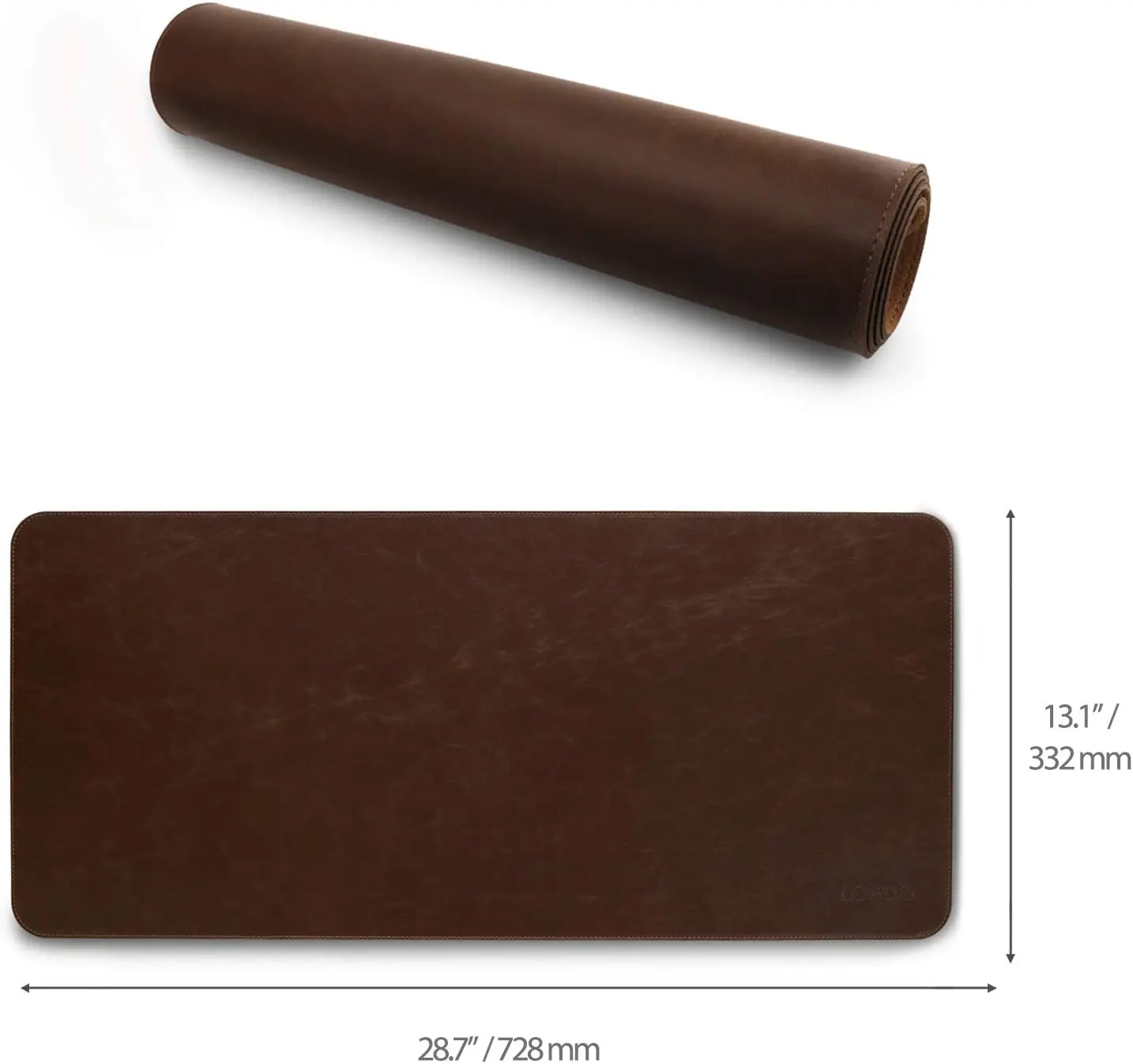 

NEW - Elegante, Prático e Duradouro para uso diário Elegante e Prático Mousepad Estendido de Couro Marrom Duradouro para Uso