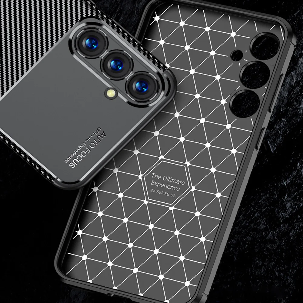 Для Samsung Galaxy S24 FE Чехол Smsung Противоударный матовый мягкий силиконовый бампер из