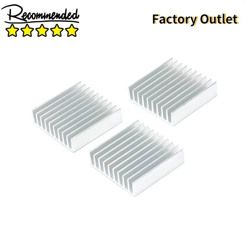 

10 pcs Heat Sink Cooling Fin Aluminum Radiator Heatsink Cooler for IC Chip LED 35*35*10mm 35X35X10mm