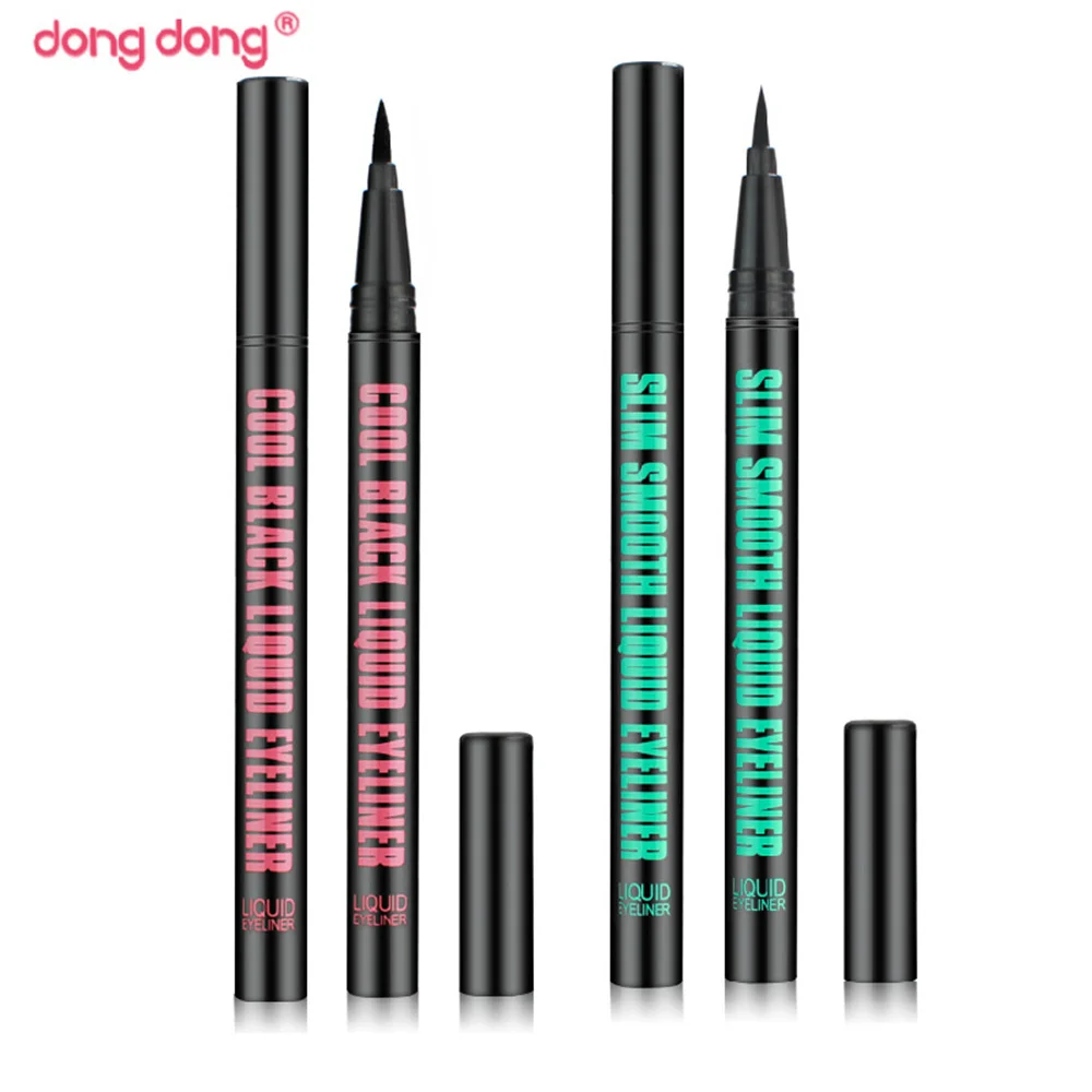 

1Pc Intense Black Eyeliner For A Look Waterproof Eyeliner For Quick-dry Eyeliner Pen For Easy Application