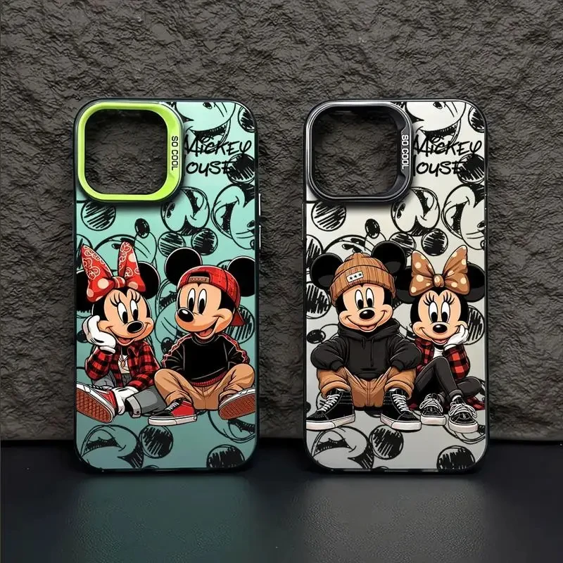 Anime Mickey Minnie Phone Case for Infinix Hot 8 9 10 12 20 30 30i Play Smart 5 6 7 Plus Spark Pro Shockproof Back Cover