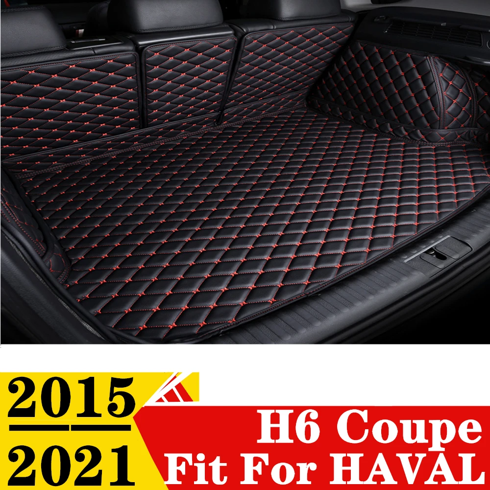 

Car Trunk Mat For Haval H6 Coupe 2015-21 All Weather XPE Leather Custom FIT Rear Cargo Cover Carpet Liner Tail Boot Luggage Pad