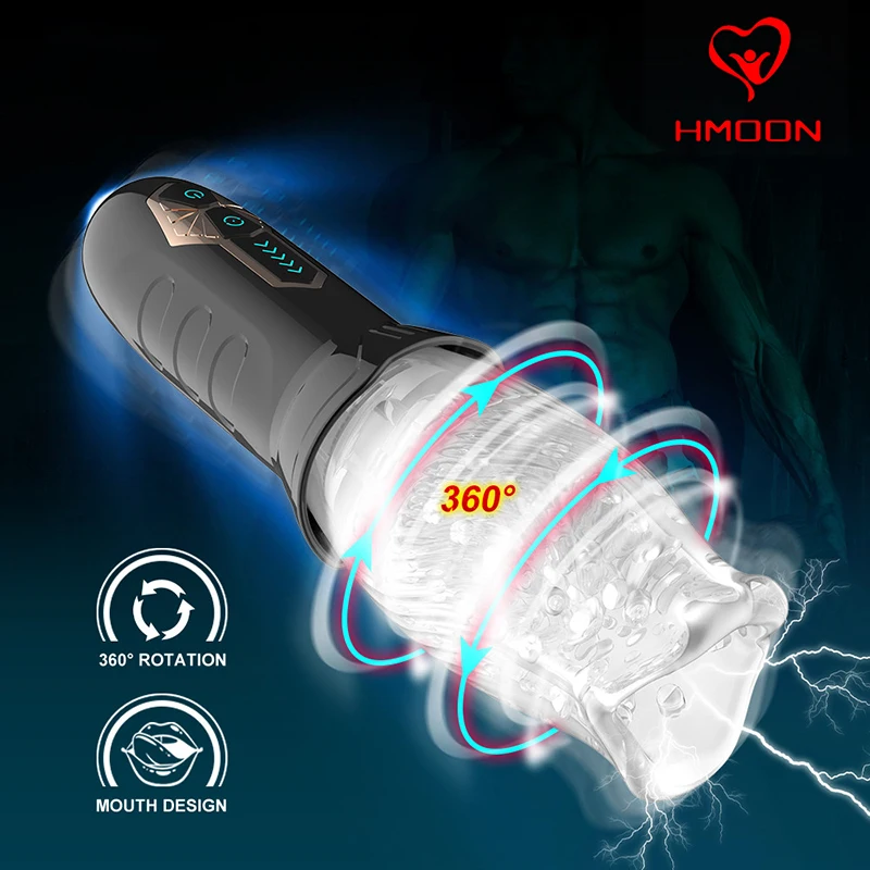 Вращающийся сосущий мастурбатор для мужчин реальный оральный секс тренажер