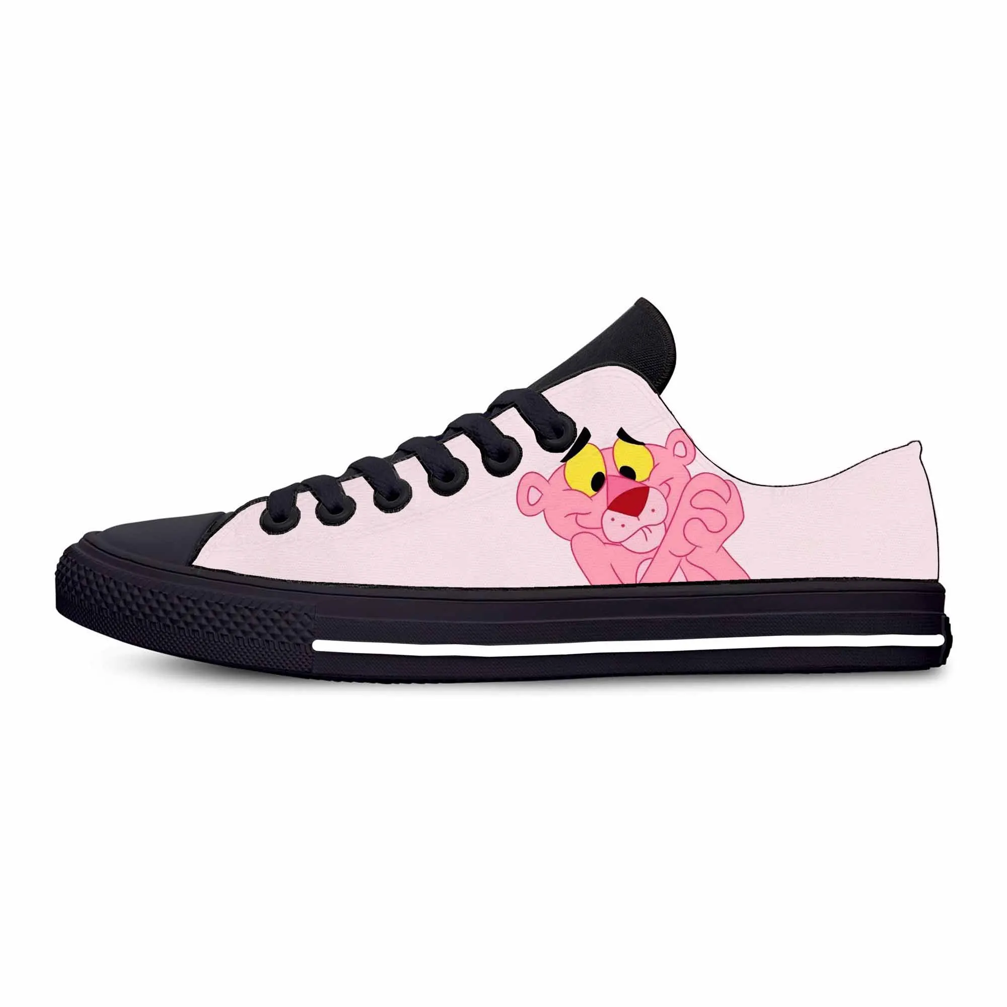 Кроссовки мужские/женские с низким верхом аниме мультяшный комикс манга леопард