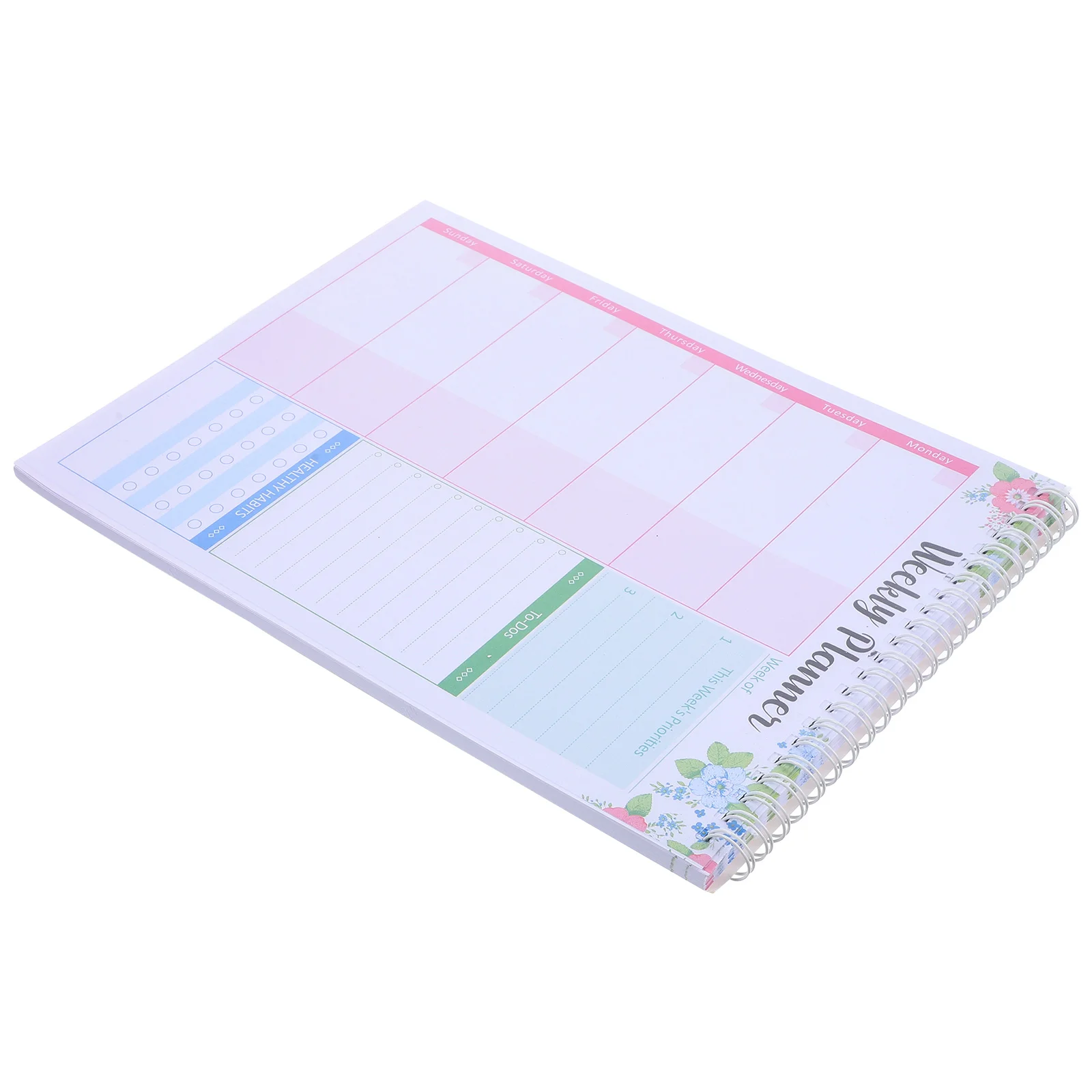 

Delicate Planner Notebook Students Weekly Notepad Office Schedule Planner Notebook