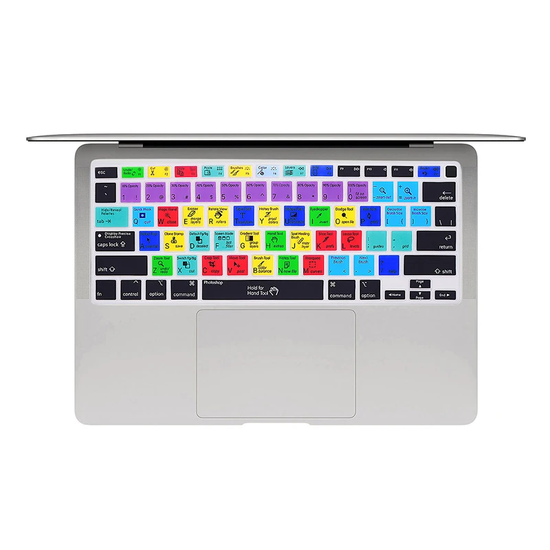 Чехол HRH для клавиатуры Adobe Pholoshop с горячими клавишами чехол MacBook 2020 Новинка 13 3 Air