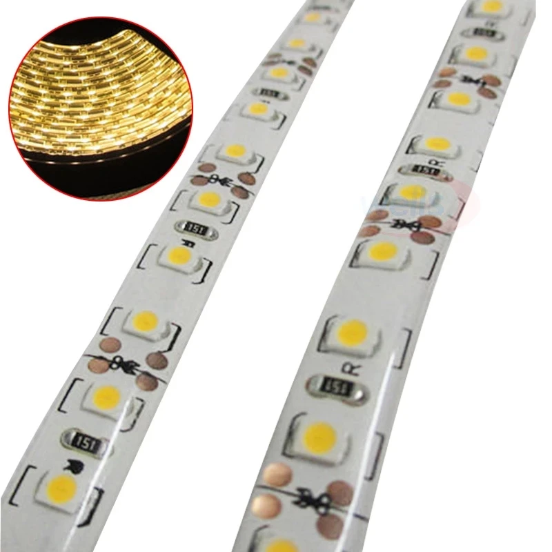 Гибкая СВЕТОДИОДНАЯ лента SMD 3528 высокой яркости постоянный ток 12 24 В 5 м 120