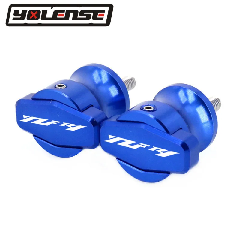 

Для YAMAHA YZFR1 YZF-R1 YZFR3 YZF R1 R3 Мотоцикл CNC M6 Swingarm Слайдеры Катушки Паддок стенд катушки