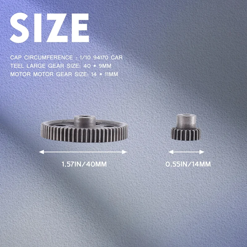 2 шт. (21T + 64T) 11184 &amp 11181 дифференциальная металлическая основная Шестерня 64T