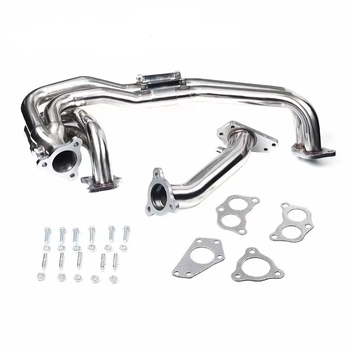 Фото Выпускной коллектор + верхний патрубок для Subaru Impreza WRX STI 2002-2007 2.0L 2.5L №1