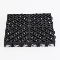 popular products drainage square floating elastic non toxic cheapest easy to clean solid 50506cm garage floor tiles