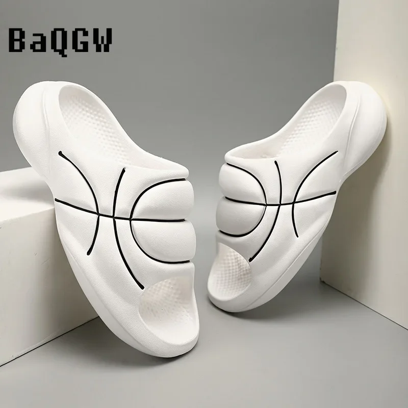 Сандалии мужские для улицы и пляжа дизайнерские шлепанцы мягкая подошва пляжная