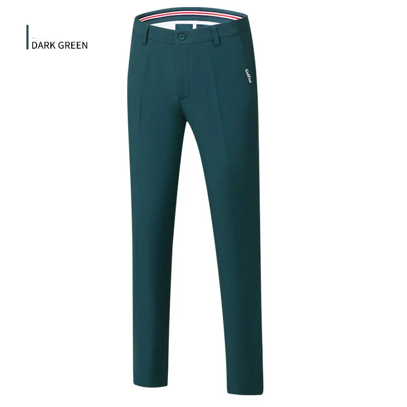 Брюки для гольфа мужские толстые однотонные спортивные повседневные штаны