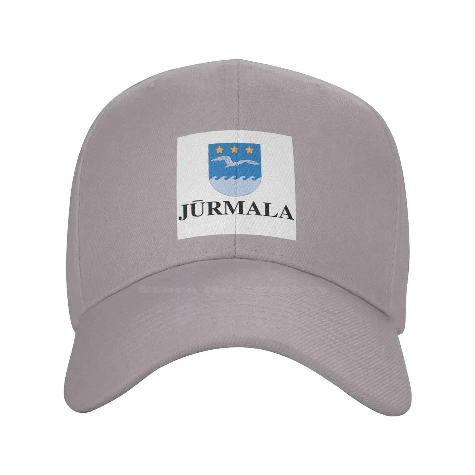 

Jurmala Logo Fashion quality Denim cap Knitted hat Baseball cap