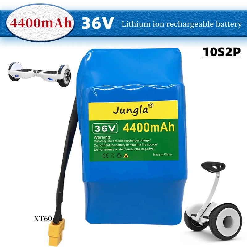 

100% New Original balanced scooter 36V 4400mAh 10s2p 36v 4400mAh battery car scooter built-in Protection plate 18650 battery